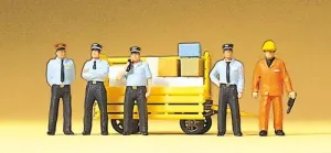 Preiser 10372 Railway personnel RhB