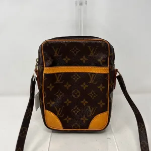 Preloved Louis Vuitton Monogram Leather Brown Crossbody Bag AF523