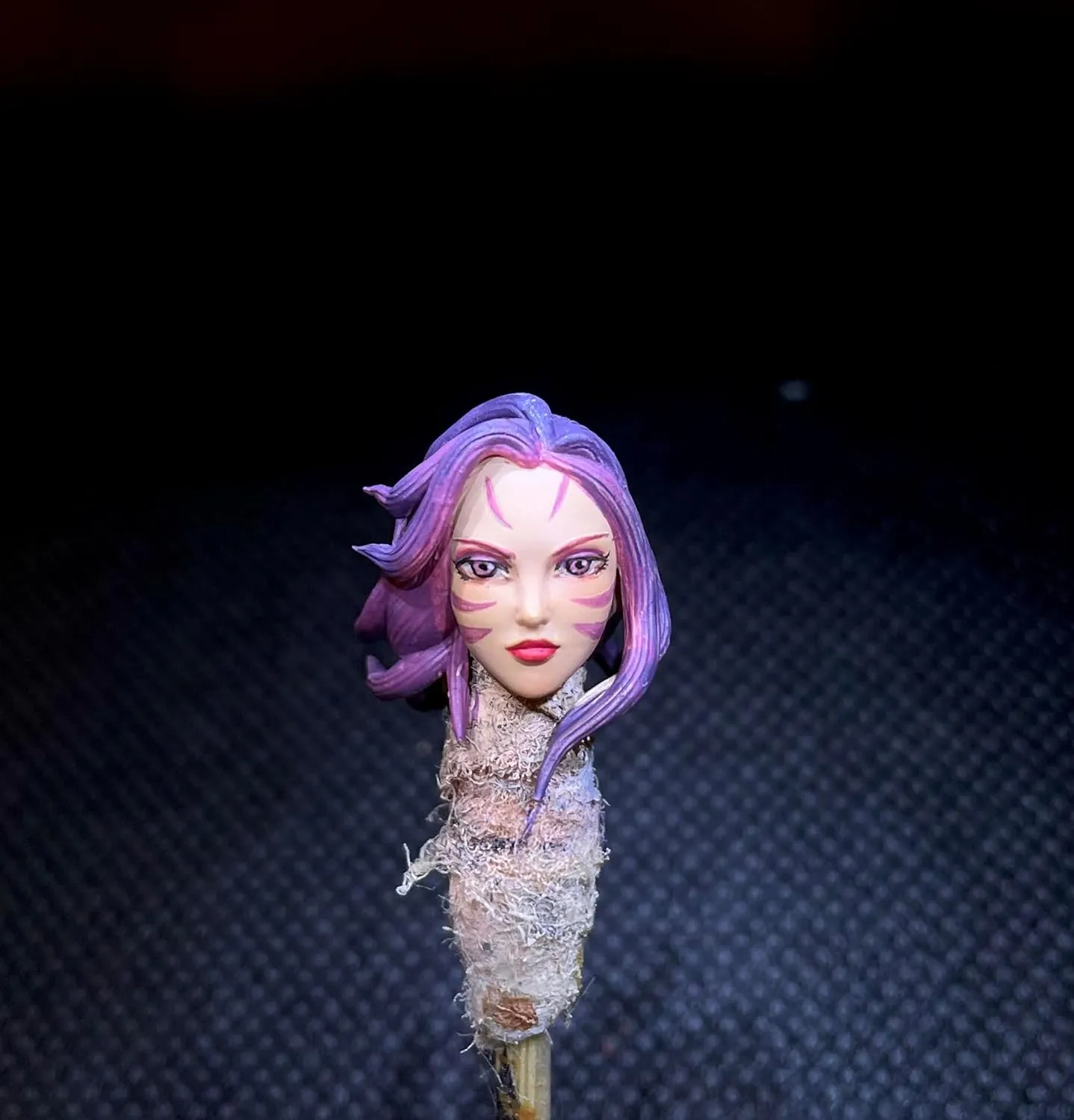 Premium Hand-Painted 1/18 Beauty Girl Head Sculpt Soldier Head for 3.75" Action Figure Accessory Joytoy Acid Rain