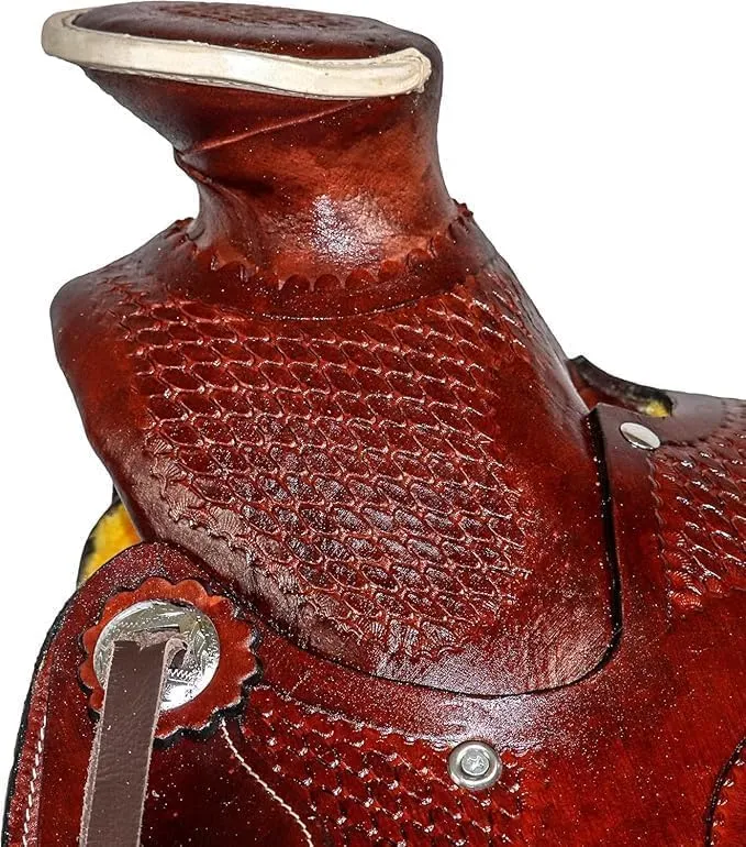 Premium Turner Wade Western Saddle – Handmade Leather Ranch & Roping Saddle for Cowboys & Trail Riding – Available in 14”, 15”, 16” Seat