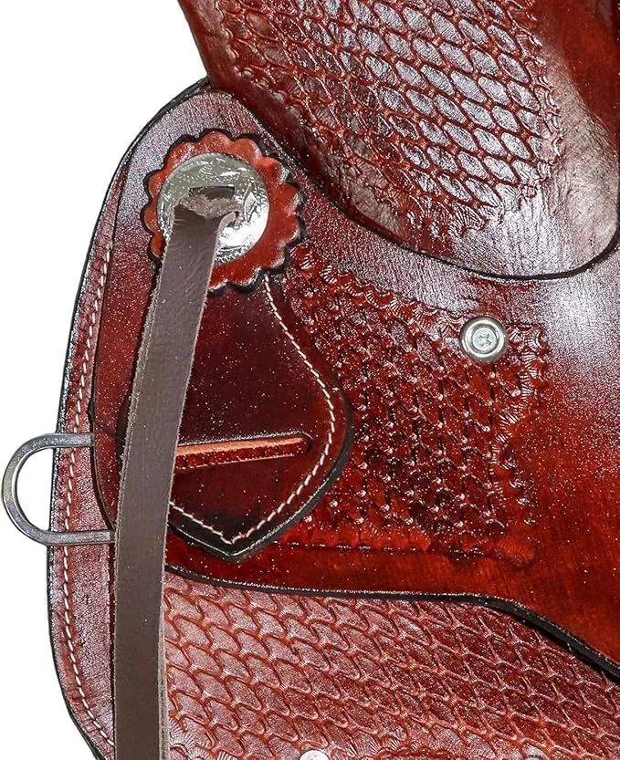 Premium Turner Wade Western Saddle – Handmade Leather Ranch & Roping Saddle for Cowboys & Trail Riding – Available in 14”, 15”, 16” Seat