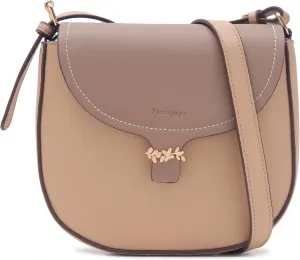 Prettyzys Crossbody Bags for Women- Saddle-Shaped Vegan Leather Purse, Waterproof & Stain-Resistant Small Crossbody Bag