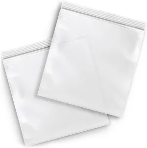 PSBM 10" x 13" 2 Mil Clear Reclosable Poly Bags with Resealable Lock Seal Zipper 2000 Pieces
