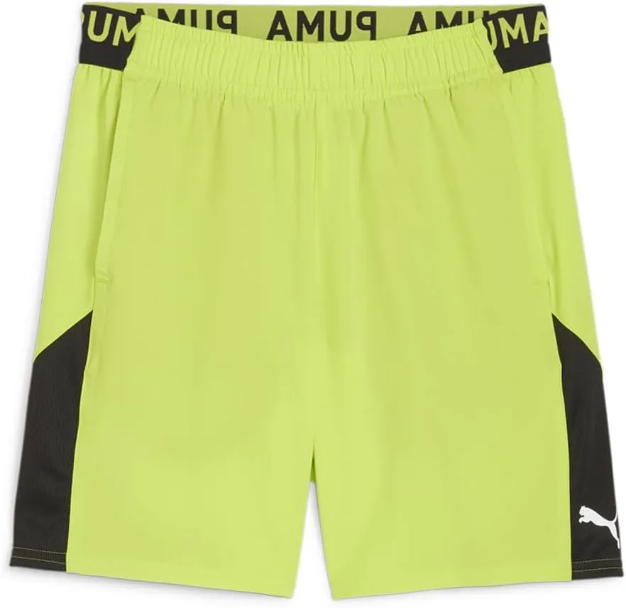 PUMA Mens Fit 7 Inch Ultrabreathe Stretch Woven Shorts Training Casual Bottoms Casual Breathable - Green - Size S