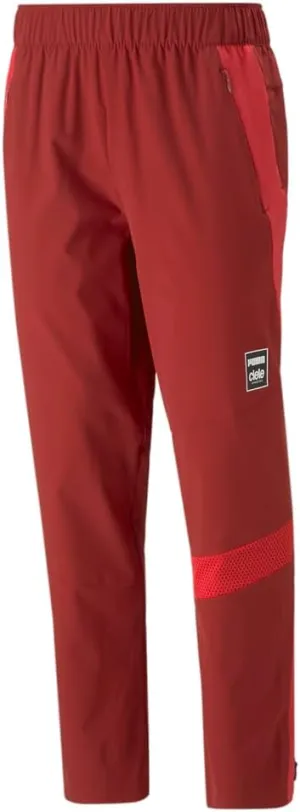 PUMA Mens Run Ciele Tracksuit Pants Casual Lightweight - Red - Size S