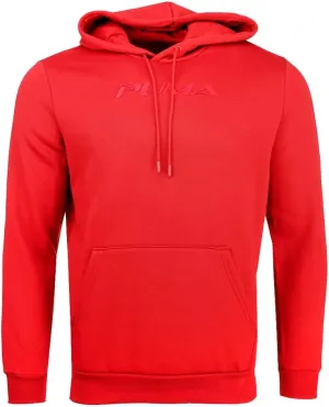 Puma Mens Tonal Graphic Logo Hoodie Athletic Outerwear Casual Breathable - Red - Size L