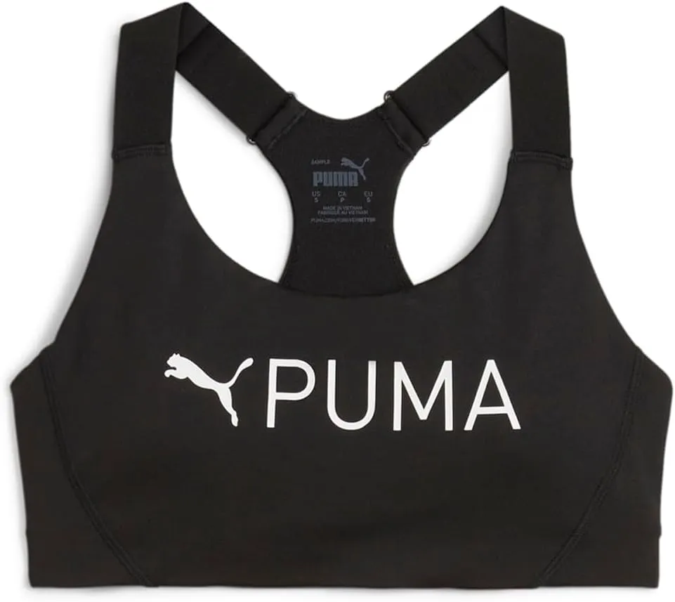 PUMA Womens Fit 4Keeps Eversculpt Sports Bra Running, Training Casual Casual Breathable - Black - Size M
