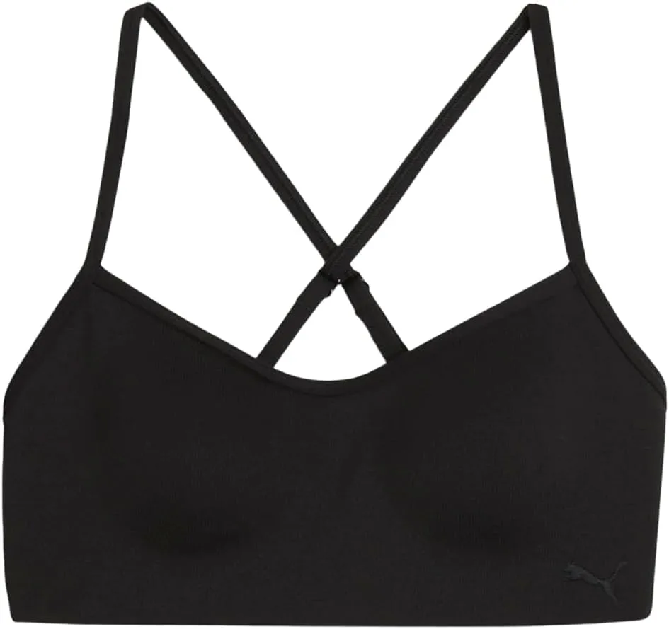 PUMA Womens Move Cloudspun Sports Bra Casual Casual Breathable - Black - Size S