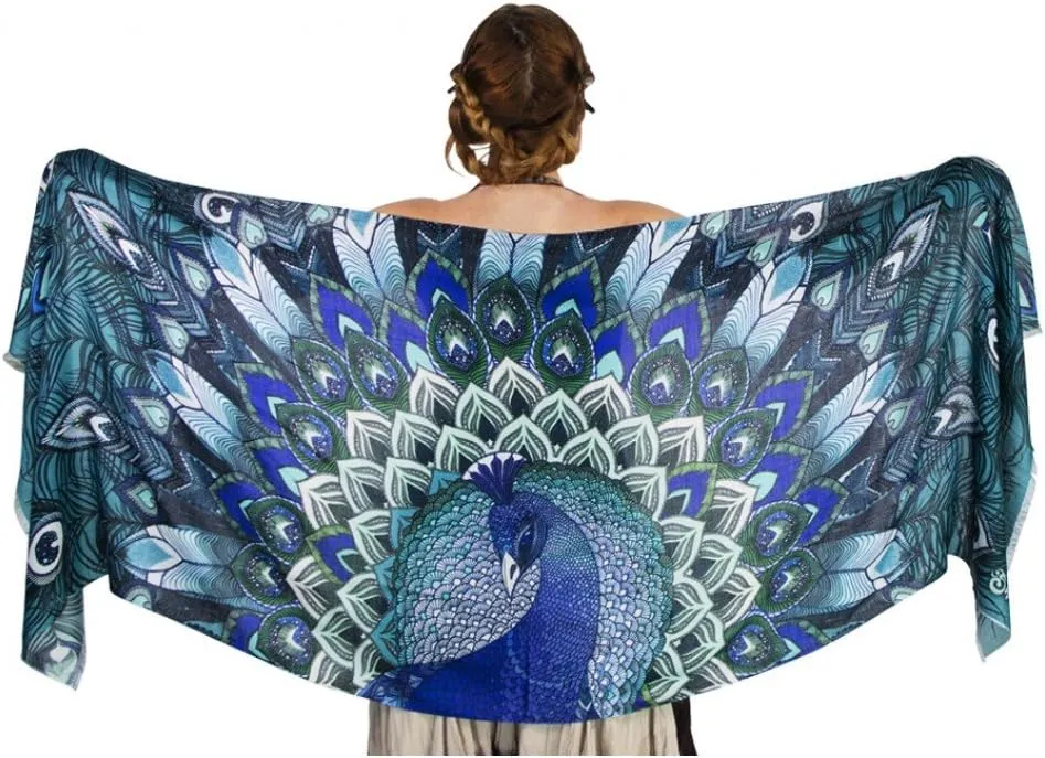 Pure Cotton Hand Painted and Digitally Printed Scarves