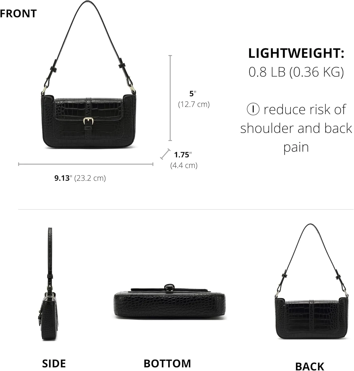 Purses for Women, Crossbody Bags for Women, Lightweight with 2 Straps Shoulder Bag for Casual & Party Well made