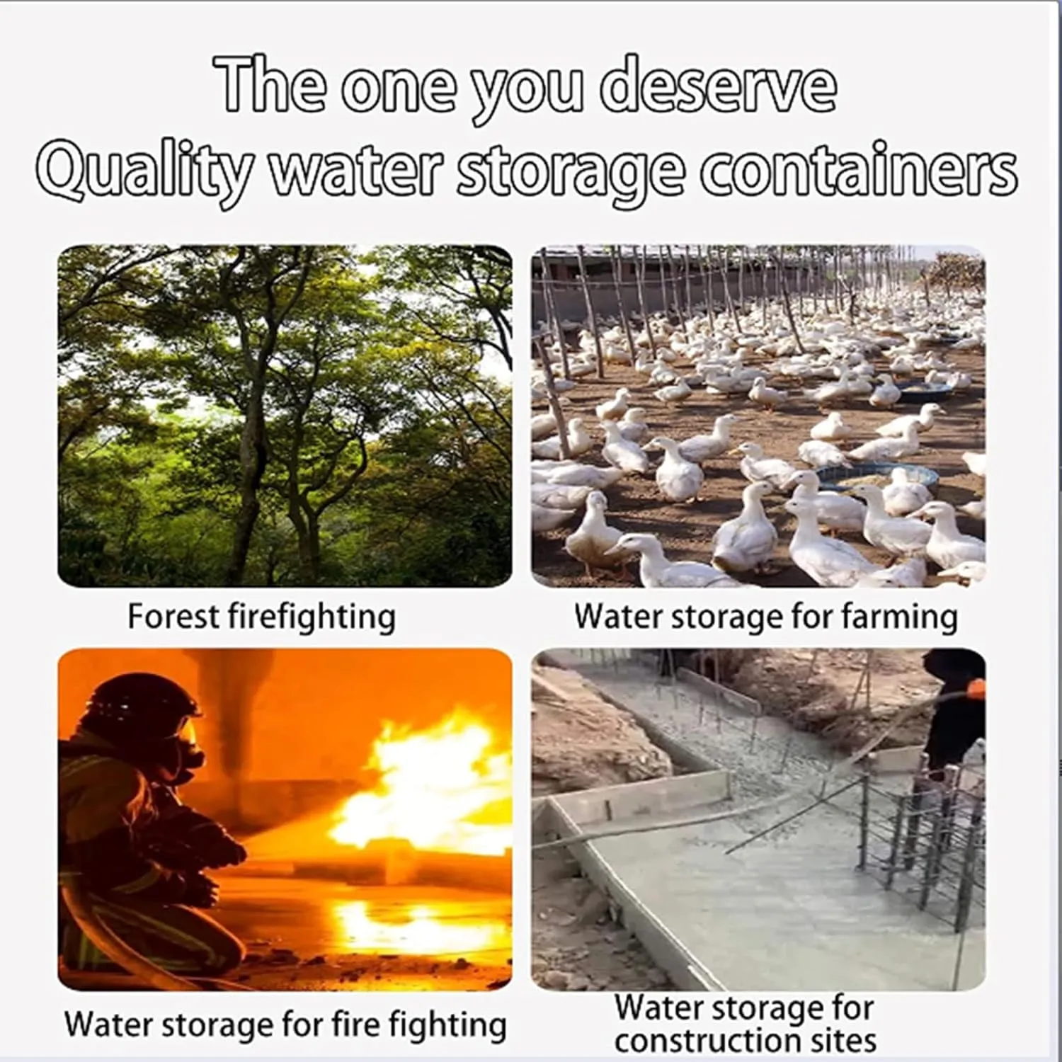 PVC Transport Agricultural Folding Drought-Resistant Water Bag, Outdoor Large-Capacity Water Storage Bag,10000l