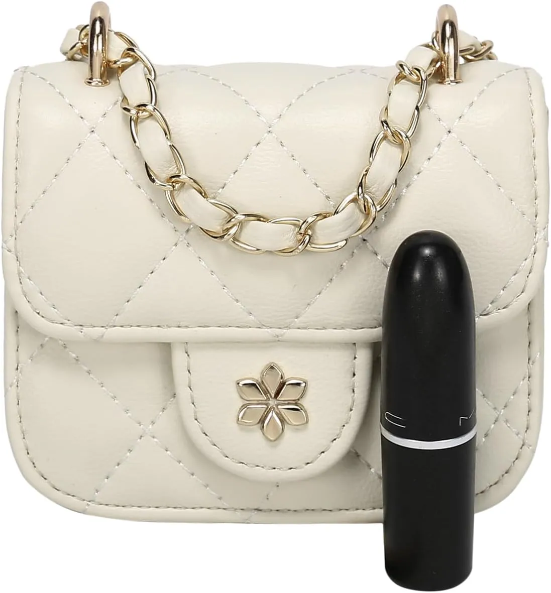 Quilted Mini Cross Body Bag - PU Vegan leather