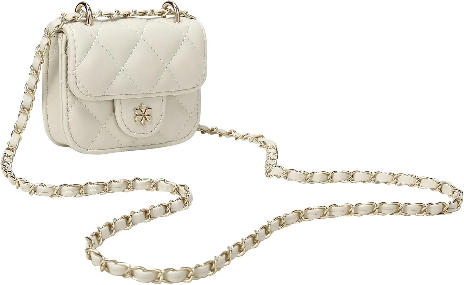 Quilted Mini Cross Body Bag - PU Vegan leather