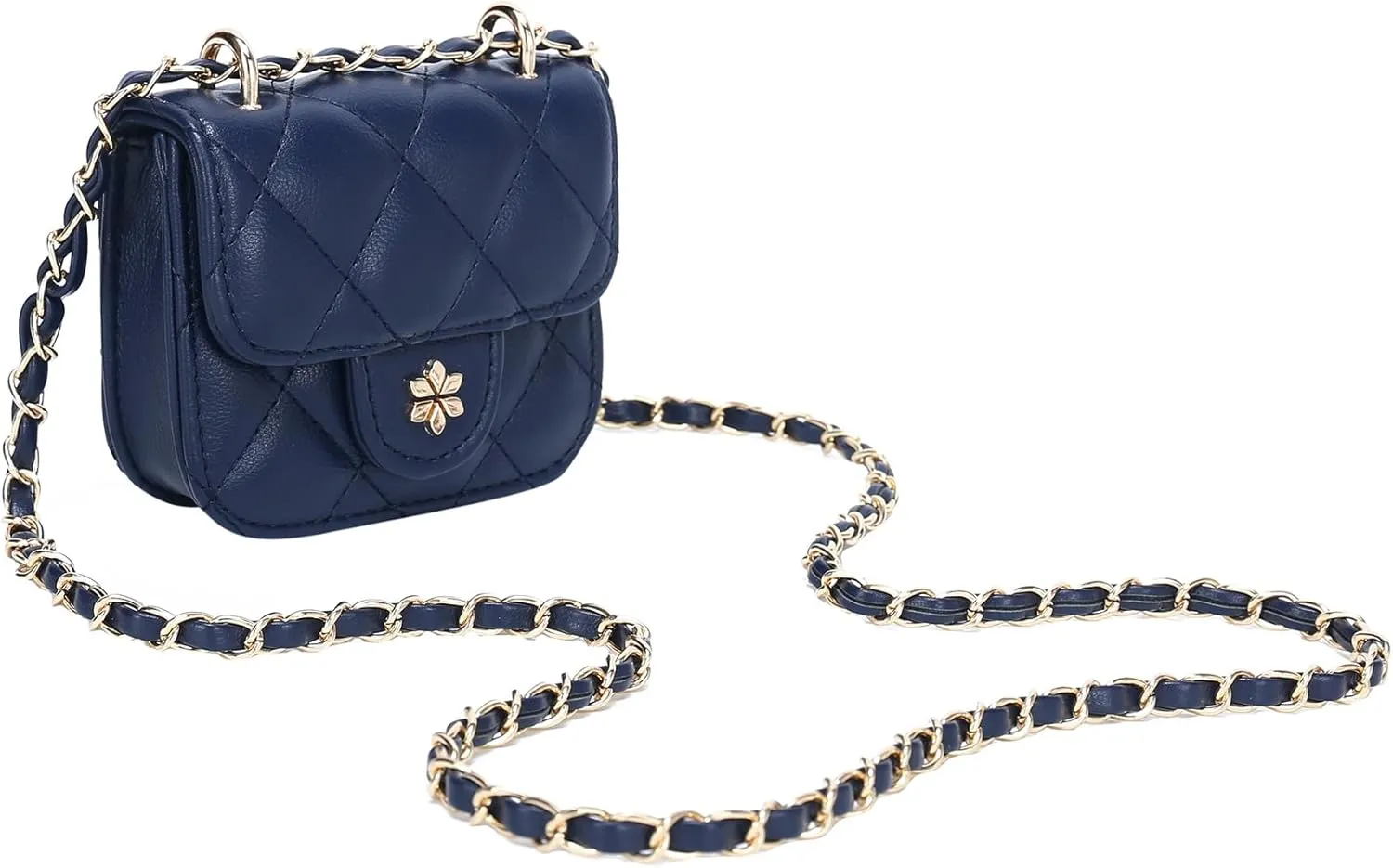 Quilted Mini Cross Body Bag - PU Vegan leather
