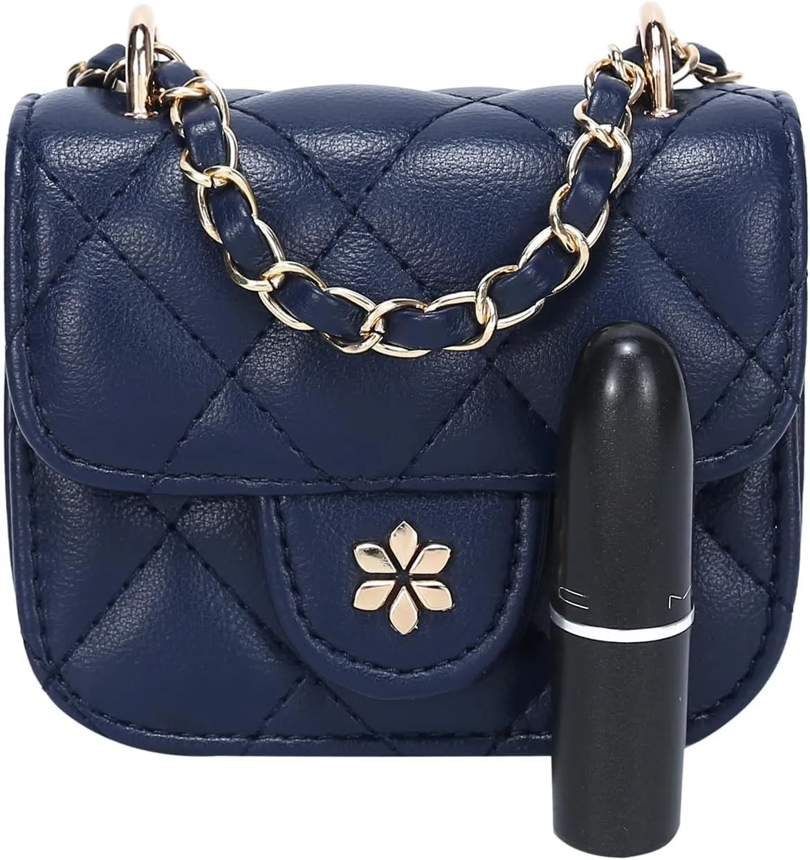 Quilted Mini Cross Body Bag - PU Vegan leather