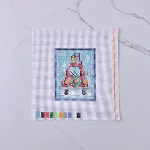 "Holiday Haul" - Hand Painted Needlepoint Canvas