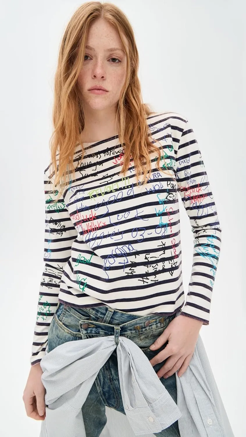 R13 Women's End of The Year Long Sleeve Tee