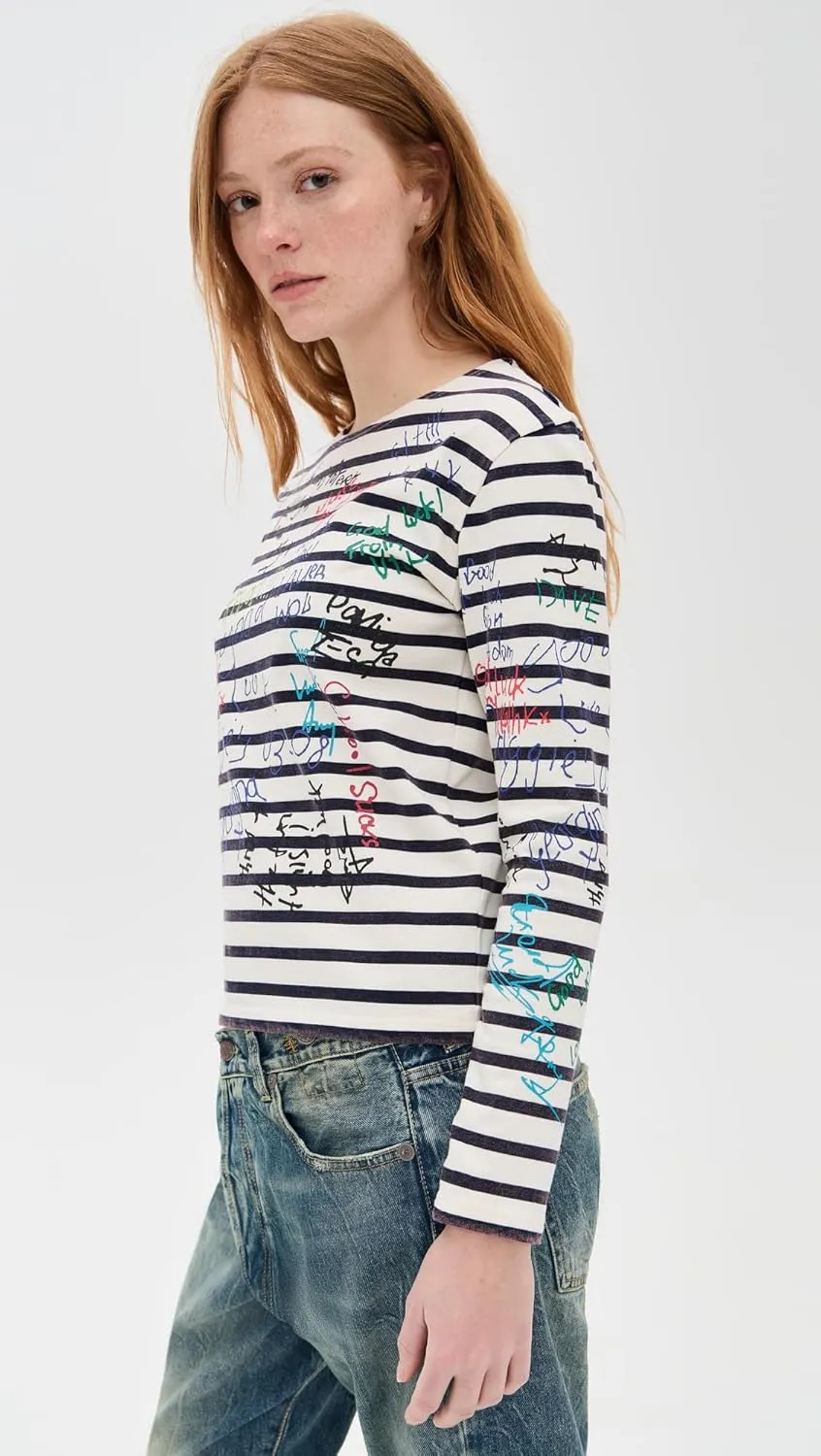 R13 Women's End of The Year Long Sleeve Tee