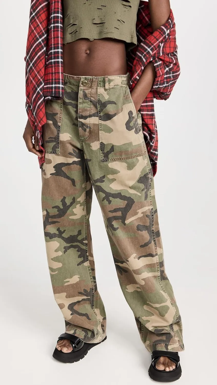 R13 Women's Wide Leg Utility Pants