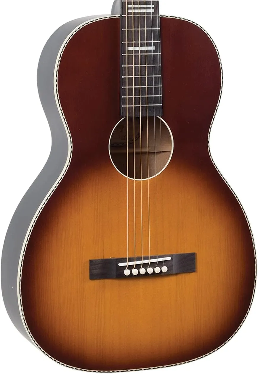 Recording King 6 String RPS-7-TS Dirty 30's Series 7 Single 0 Acoustic Guitar, Tobacco Sunburst
