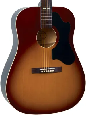 Recording King RDS-7-TS Dirty 30's Series 7 Dreadnought Acoustic Guitar, Tobacco Sunburst