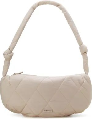 Reebok Quilted Puffer Tote Bag - Small Lightweight Shoulder Purse for Women
