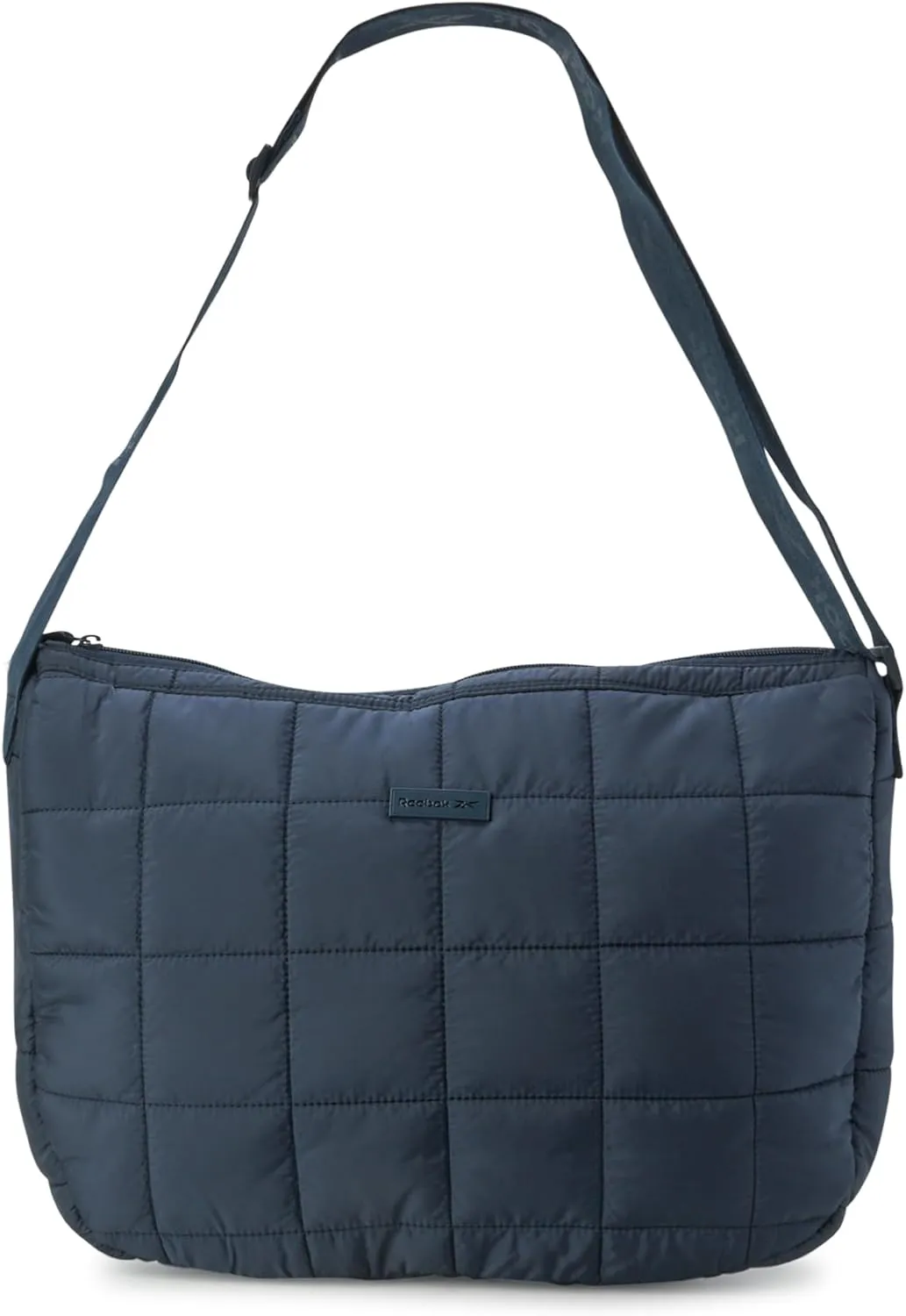 Reebok Womens Crossbody Bag - Oversized Quilted Puffer Tote Bag for Women, Large Shoulder Purse for Gym Travel & Everyday Use