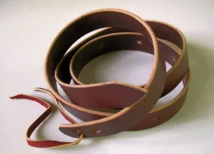 Regular Leather Western Horse Saddle Latigo Off Billet Tie Strap Set Pair Latigo Saddle Cinch Tie Strap - Saddle Strap - Accessory Cinch Western Saddle Cinch tie with Holes Latigo Leather Strap, LTG29