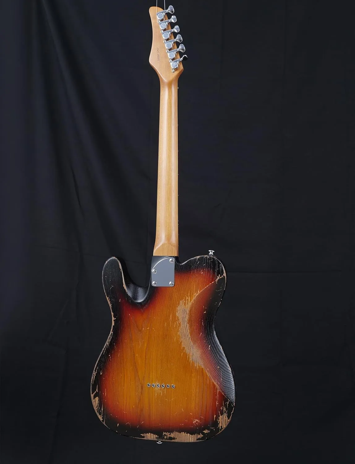 Relic Electric Guitar,ELM Body and Maple Neck,Bone Nut,6-String Relic Guitar,Professional/Full Size/Electric Guitars for Adults.