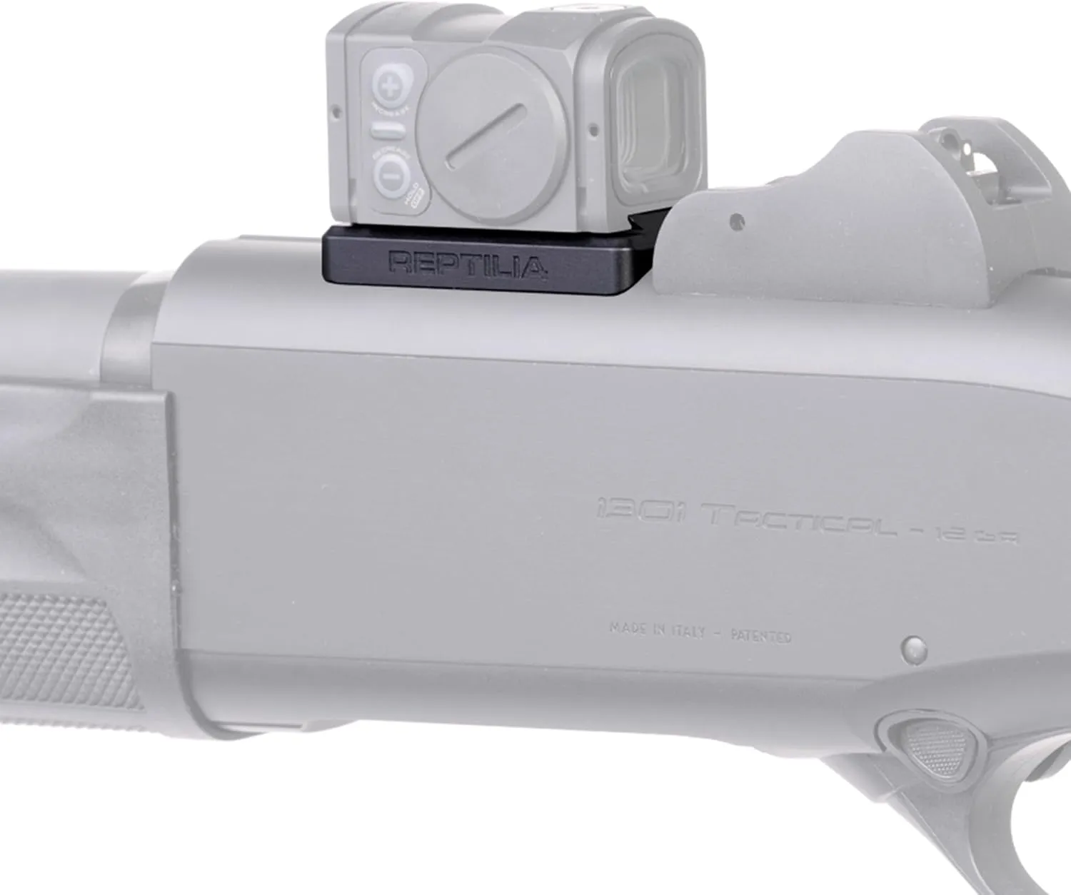REPTILIA Saddle Mount - for Beretta 1301 & A300 Shotguns, Aimpoint ACRO & Steiner Optics MPS Compatible, Low-Profile Red Dot Optic Mount, Black Anodized Finish