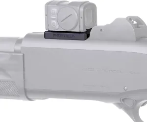 REPTILIA Saddle Mount - for Beretta 1301 & A300 Shotguns, Aimpoint ACRO & Steiner Optics MPS Compatible, Low-Profile Red Dot Optic Mount, Black Anodized Finish