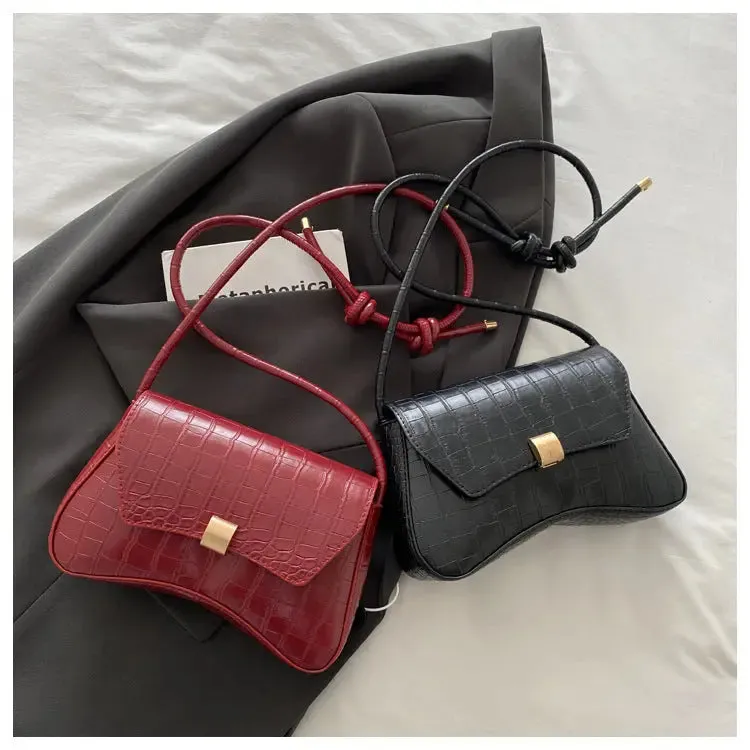Retro Knot Straps Shoulder Bags