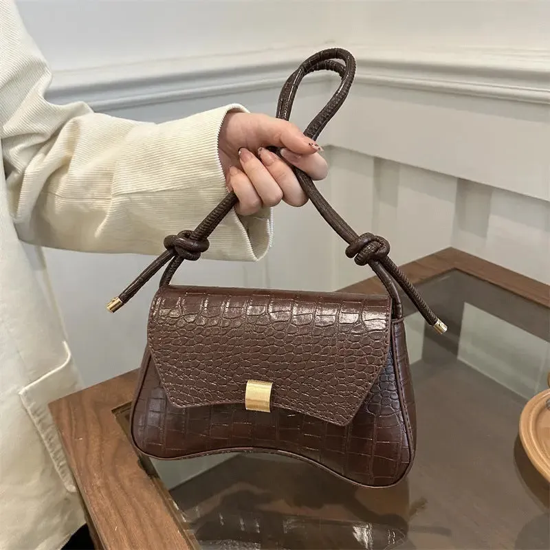 Retro Knot Straps Shoulder Bags