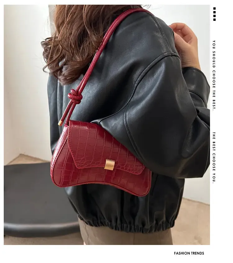 Retro Knot Straps Shoulder Bags