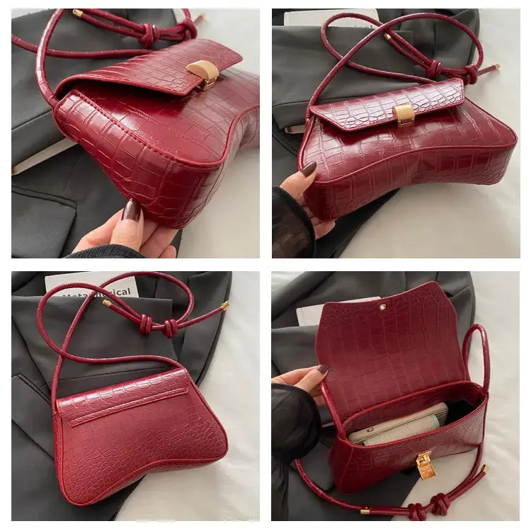 Retro Knot Straps Shoulder Bags