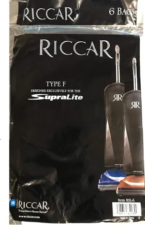 Riccar Supra Lite Upright Vacuum Bags - Designed to fit Simplicity Freedom Lightweight Uprights