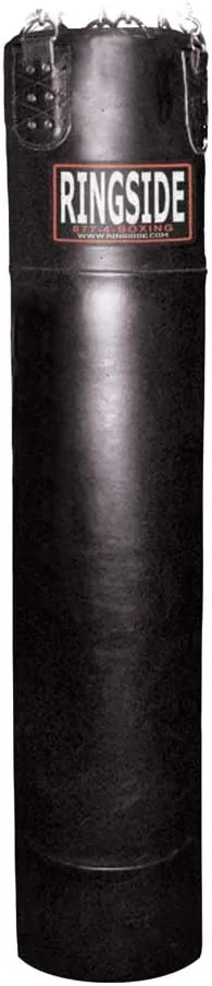 Ringside Powerhide Muay Thai Heavy Bag - Unfilled Black 13"x 68" inch