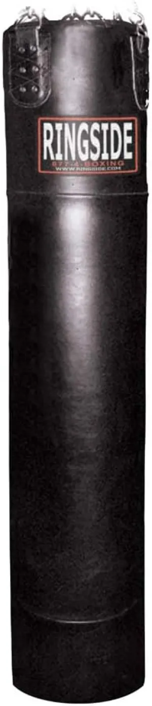 Ringside Powerhide Muay Thai Heavy Bag - Unfilled Black 13"x 68" inch