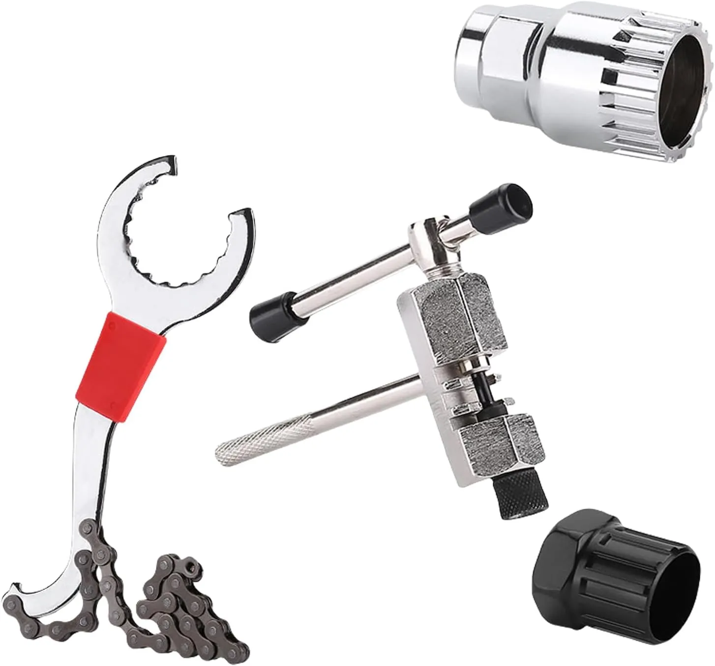 Road Bike Repair Tool Kits With Flywheel Remover Wrenches Chain Breaker Cycling Multitool Bicycles Maintenance Tool