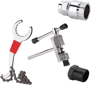 Road Bike Repair Tool Kits With Flywheel Remover Wrenches Chain Breaker Cycling Multitool Bicycles Maintenance Tool
