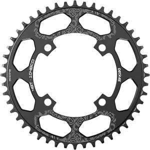 Round Oval 104BCD 32T 34T 36T 38T 40T 42T 44T 46T 48T 50T 52T Narrow Wide Single Chainring 1X System AL7075 CNC Ultralight Bicycle Bike Chainwheel Chain Ring 8/9/10/11-Speed