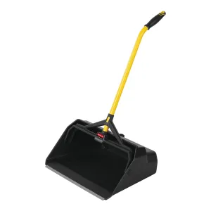 Rubbermaid Commercial Products Maximizer Heavy Duty Upright Debris/Dust Pan, Yellow, for Indoor/Outdoor Debris Collection
