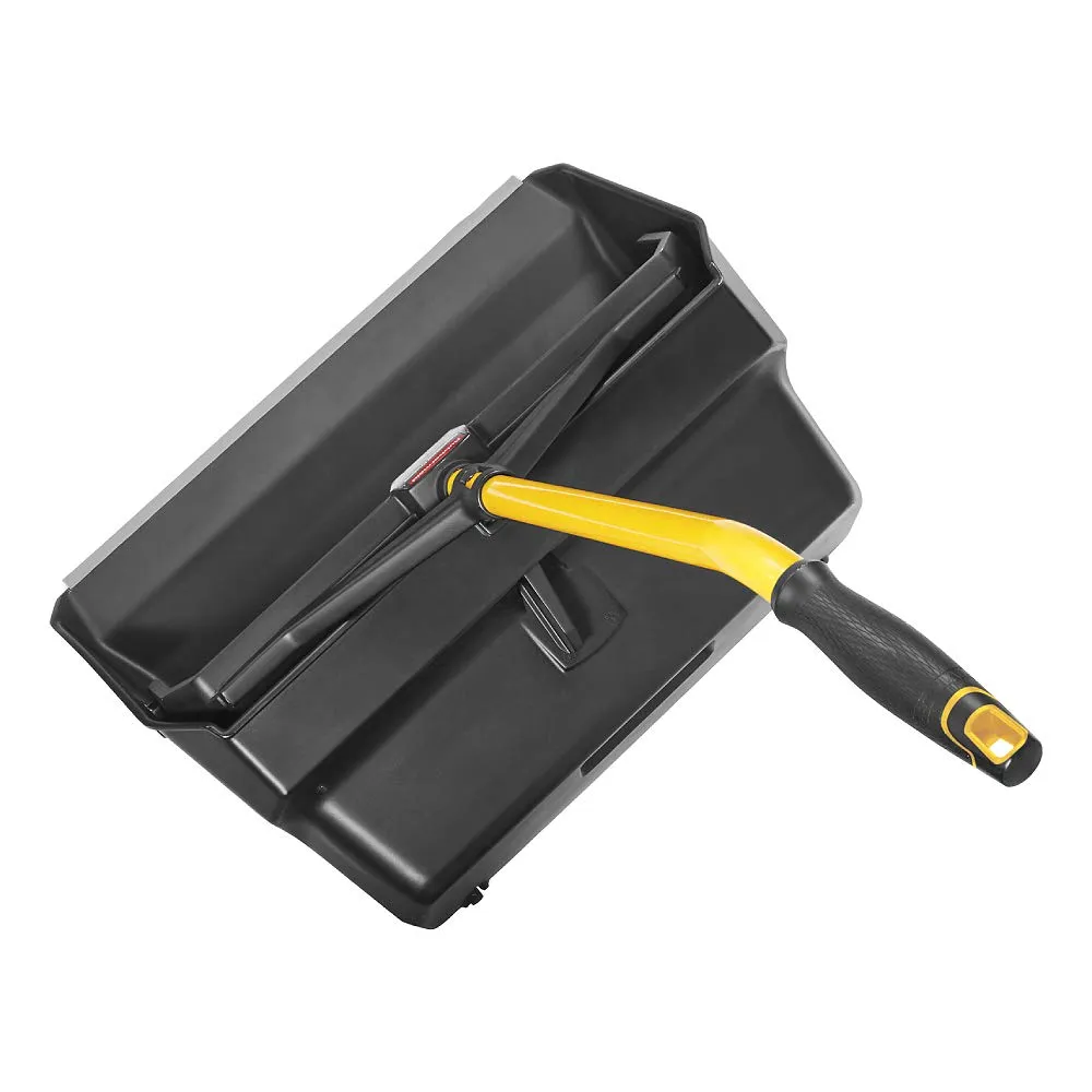 Rubbermaid Commercial Products Maximizer Heavy Duty Upright Debris/Dust Pan, Yellow, for Indoor/Outdoor Debris Collection