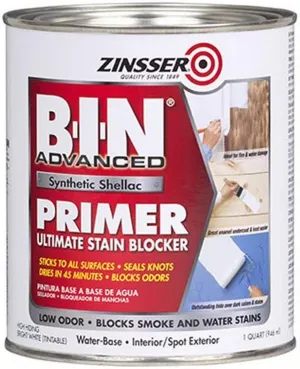 Rust-Oleum Corporation 271009 Advanced Synthetic Shellac Watercolor Primer, 1-Quart, White
