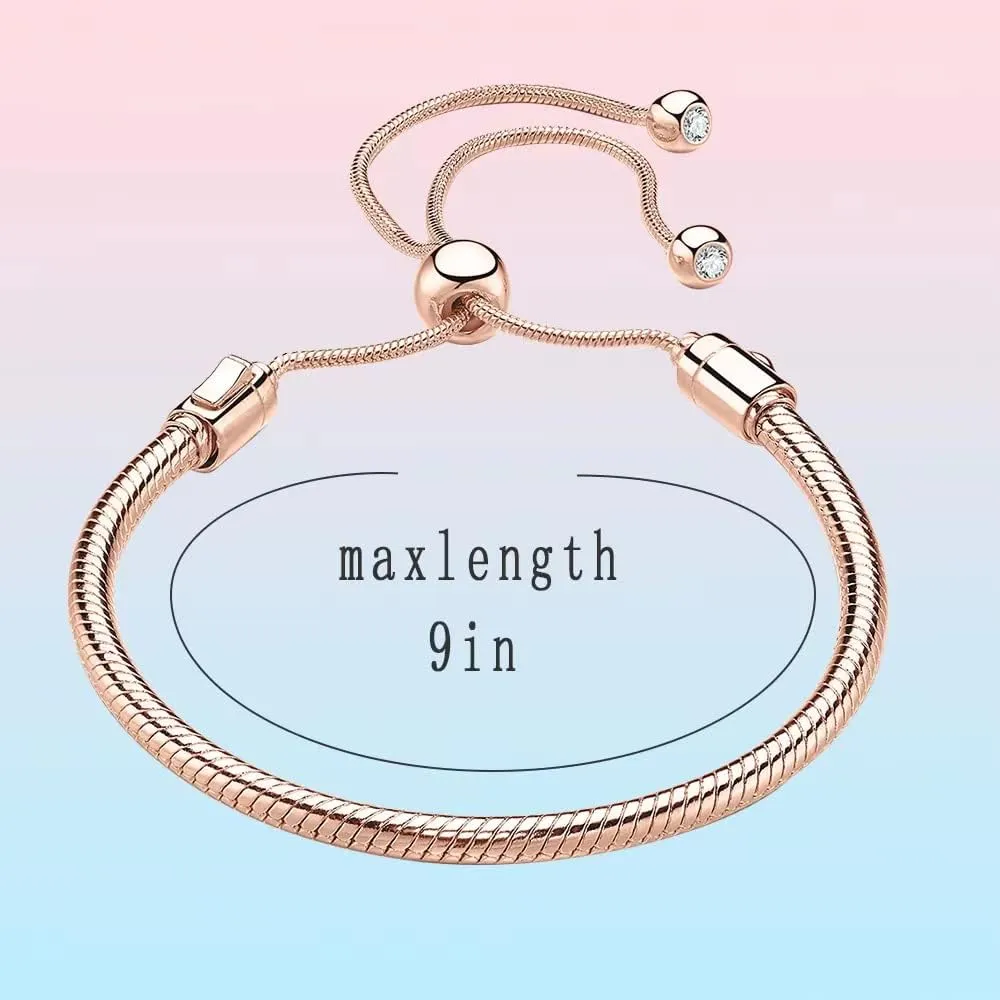 S925 Sterling Silver Snake Bracelet