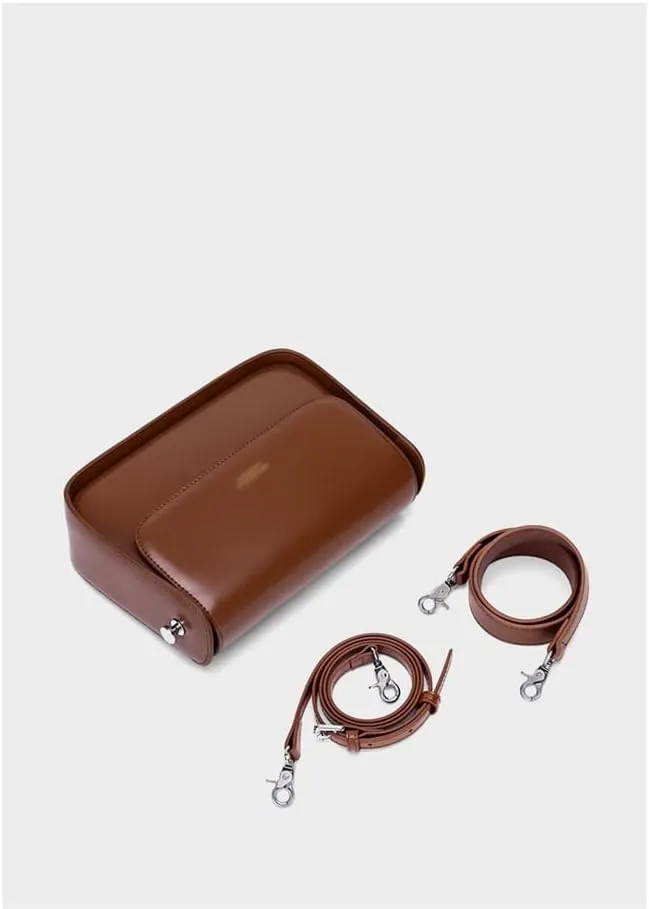 Saddle Bag Female Autumn and Winter Texture Bag Design Genuine Leather Crossbody Bag Female Bag