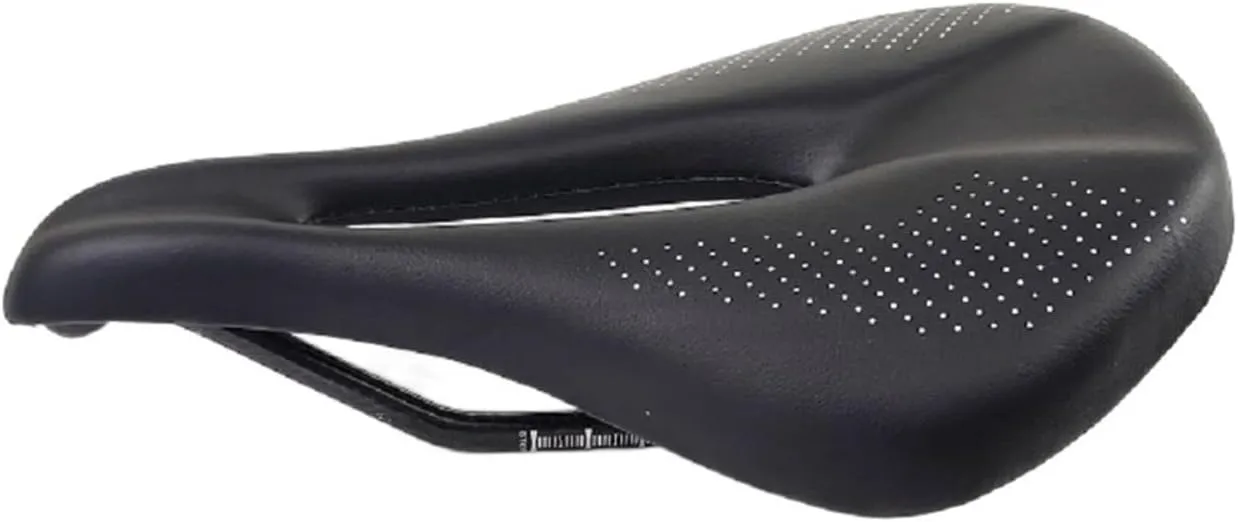 Saddle Road Mountain Bike Bicycle Saddle Cycling Saddle Trail Comfort Races Seat 143/155 Bicycle Saddle (143mm glossy)