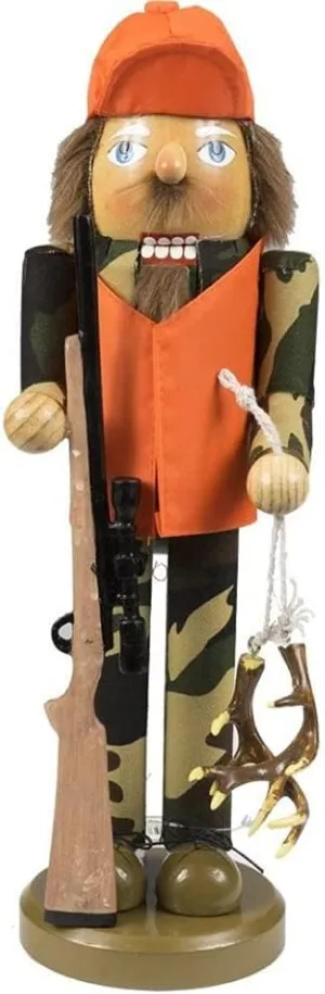 Santa's Workshop 70347 Deer Hunter Nutcracker, 15"