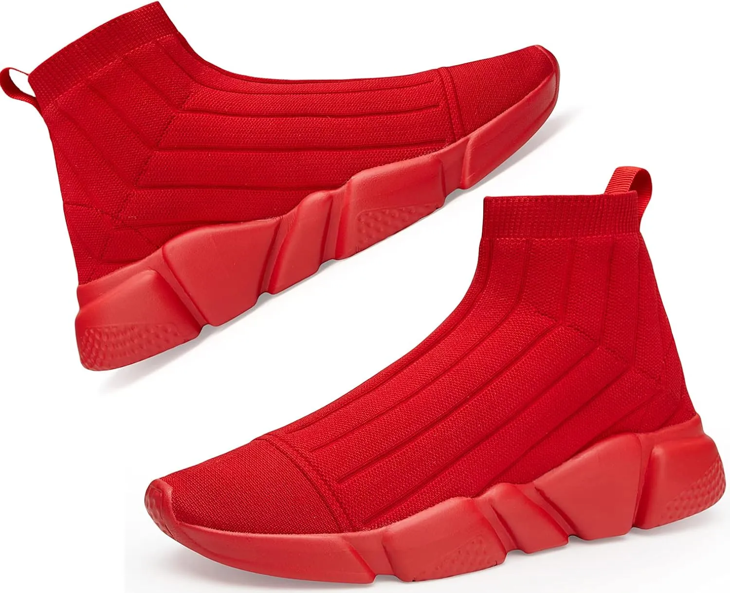 Santiro Women's High Top Sneakers Walking Tennis Shoes Breathable Casual Sports Shoes