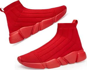 Santiro Women's High Top Sneakers Walking Tennis Shoes Breathable Casual Sports Shoes